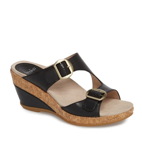 dansko carla wedge sandal